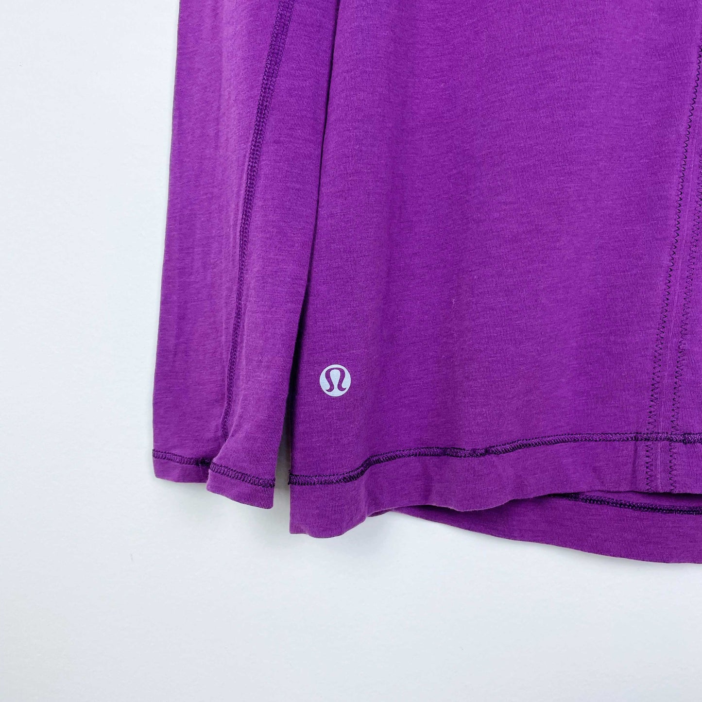 lululemon devotion long sleeve tee tender violet - size small