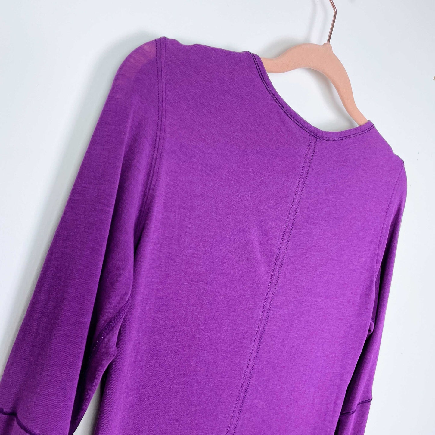 lululemon devotion long sleeve tee tender violet - size small