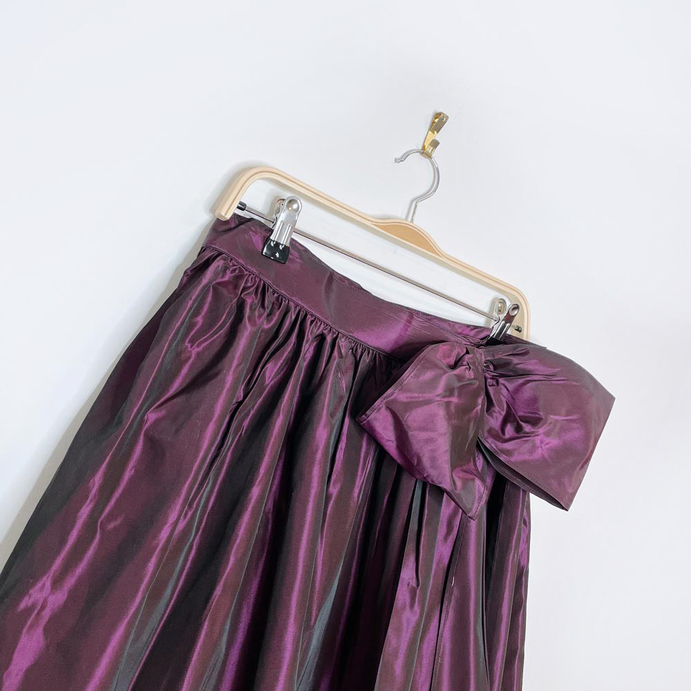 vintage valentina's taffeta big bow full skirt