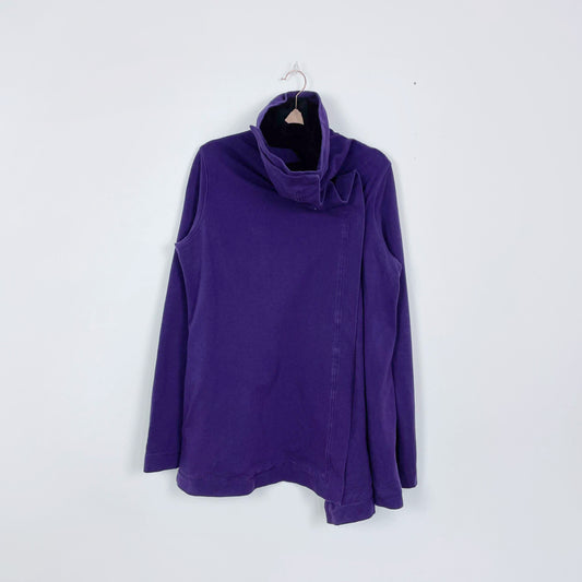 lululemon purple savasana wrap jacket - size 6