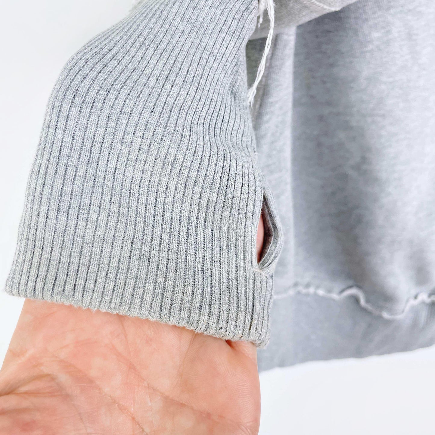 lululemon wide neck crossover raw seam hoodie