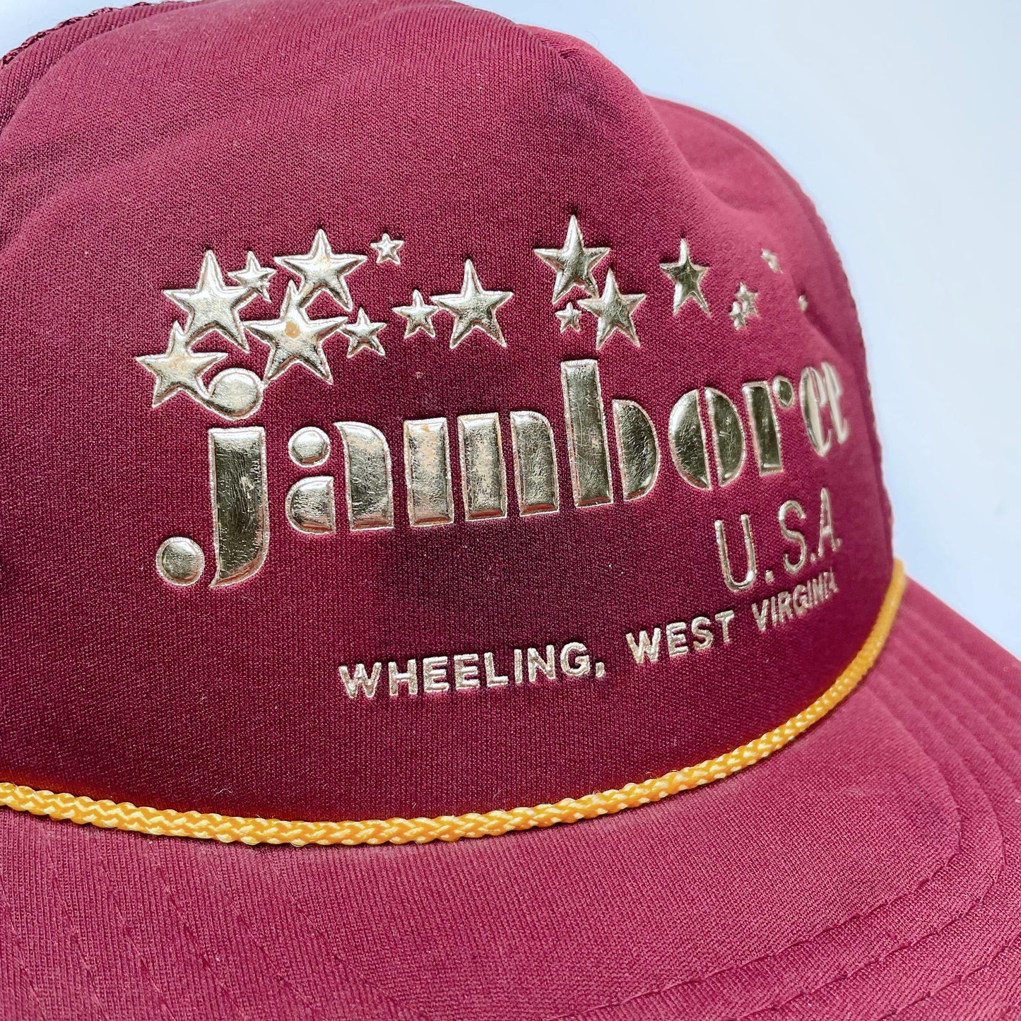 vintage jamboree usa bluegrass festival trucker hat