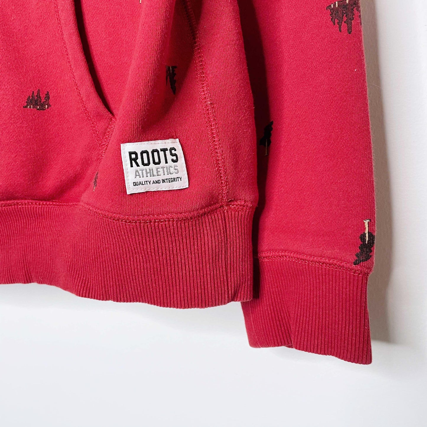 roots original cooper painted trees hoodie