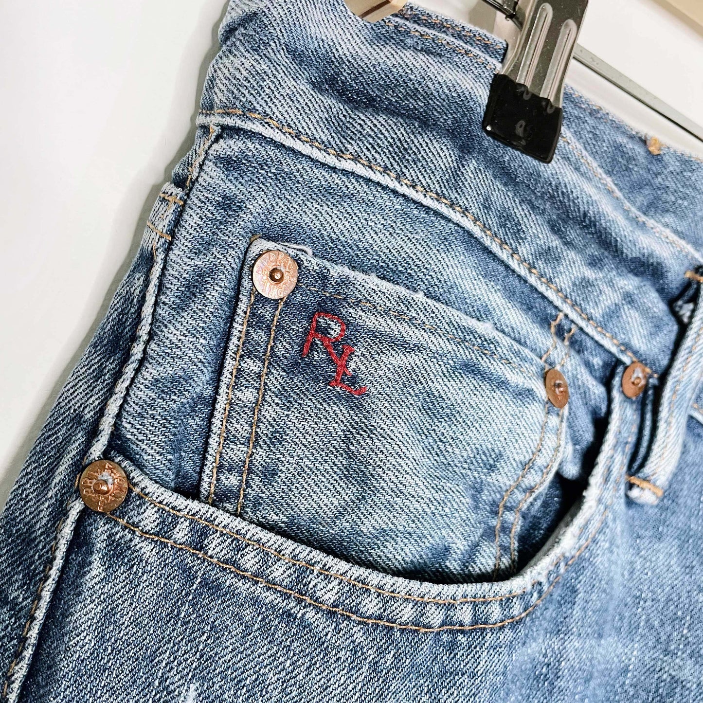 rework x ralph lauren flare leg jeans