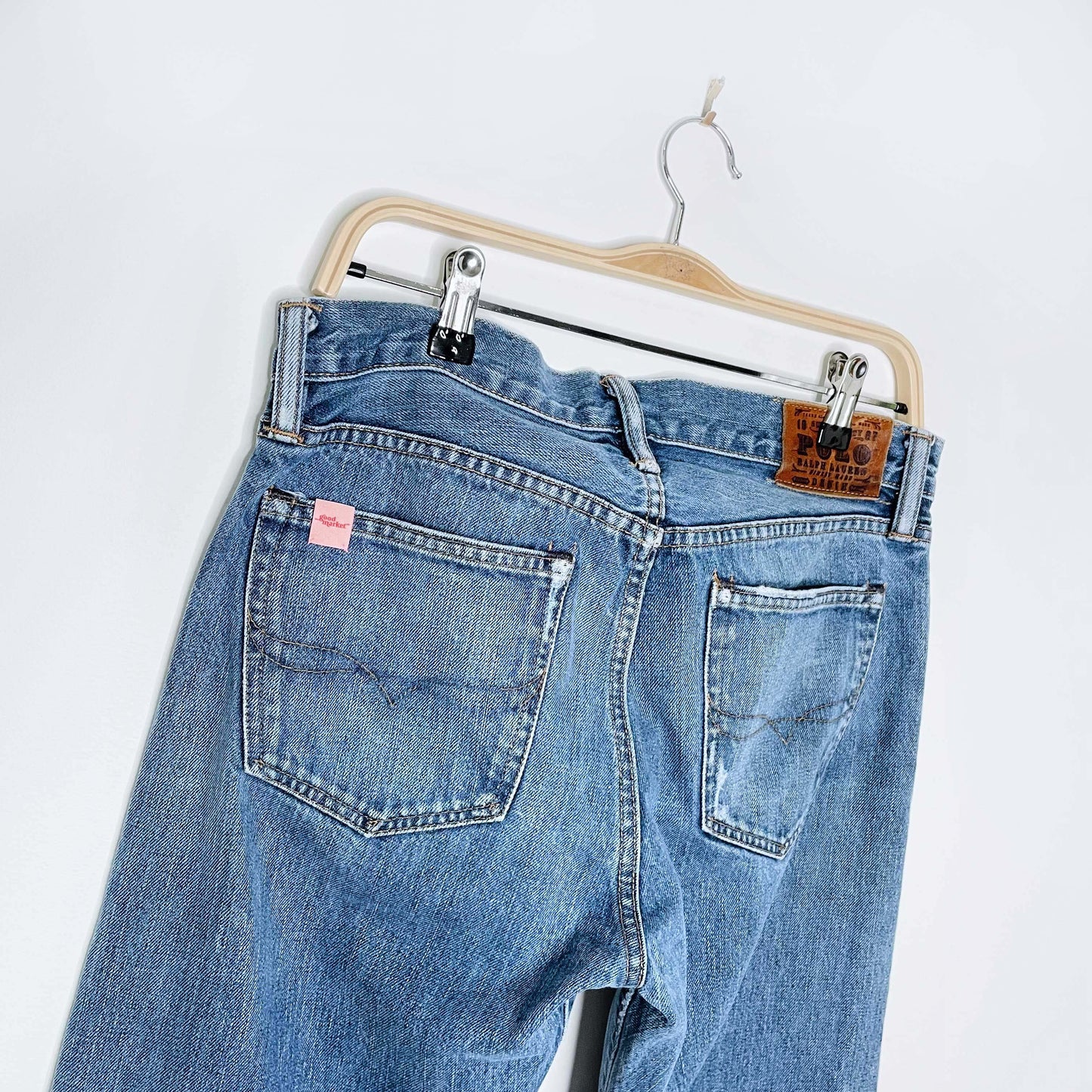 rework x ralph lauren flare leg jeans