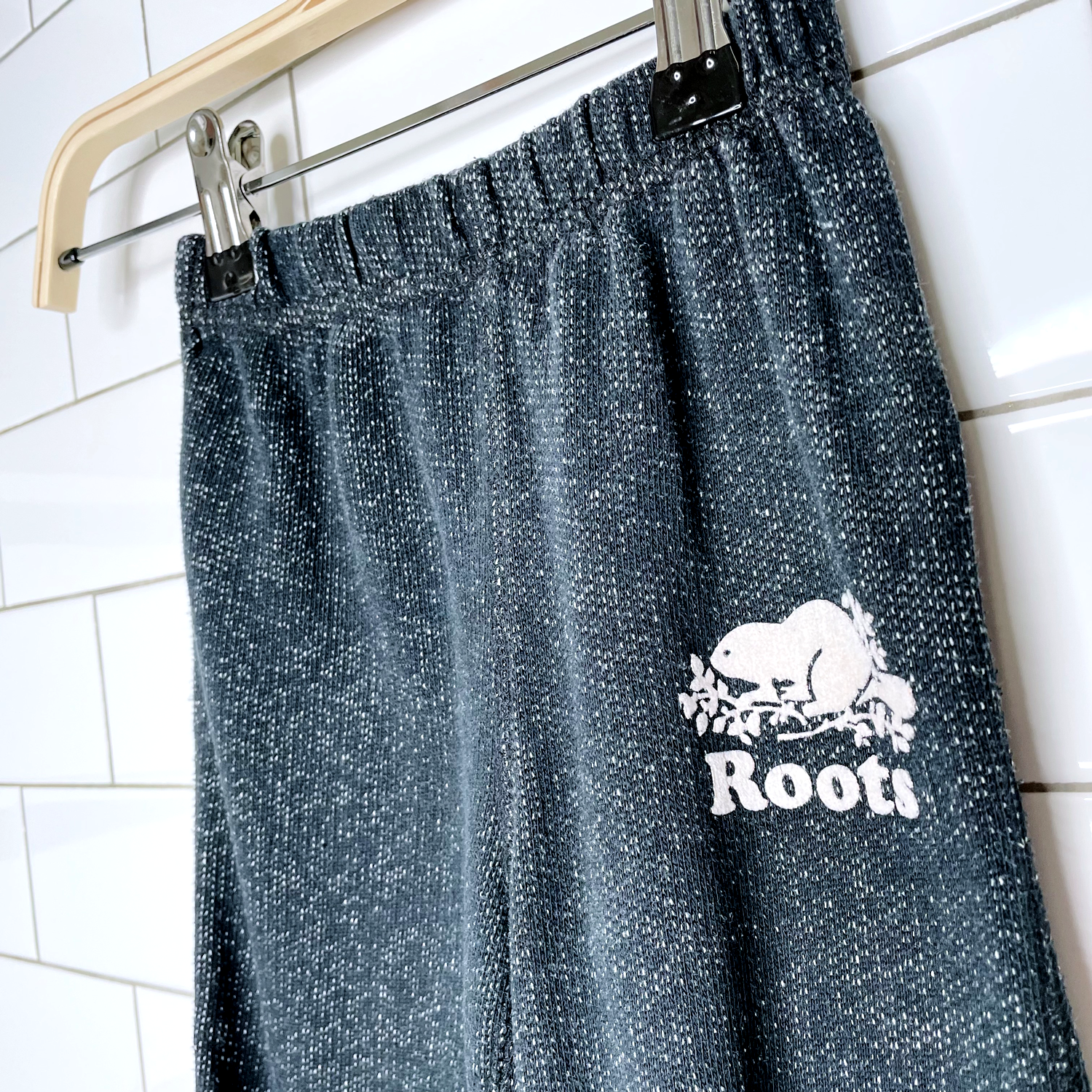 Kids' Black Sweatpants - Roots