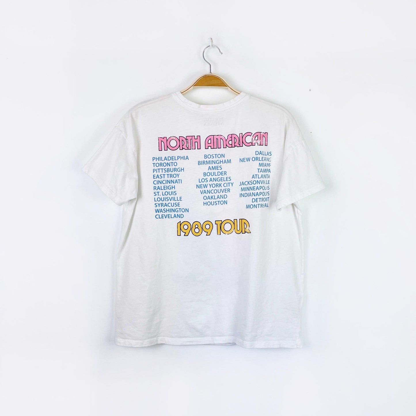 the rolling stones 1989 tour tee