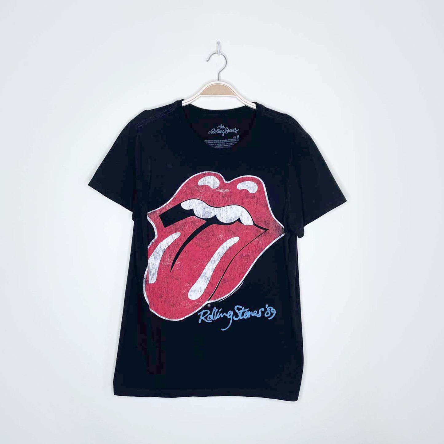 rolling stones 2013 bravado big mouth '89 band tee - size medium