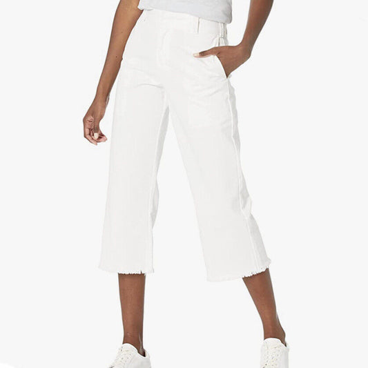 dickie's worker crop frayed hem