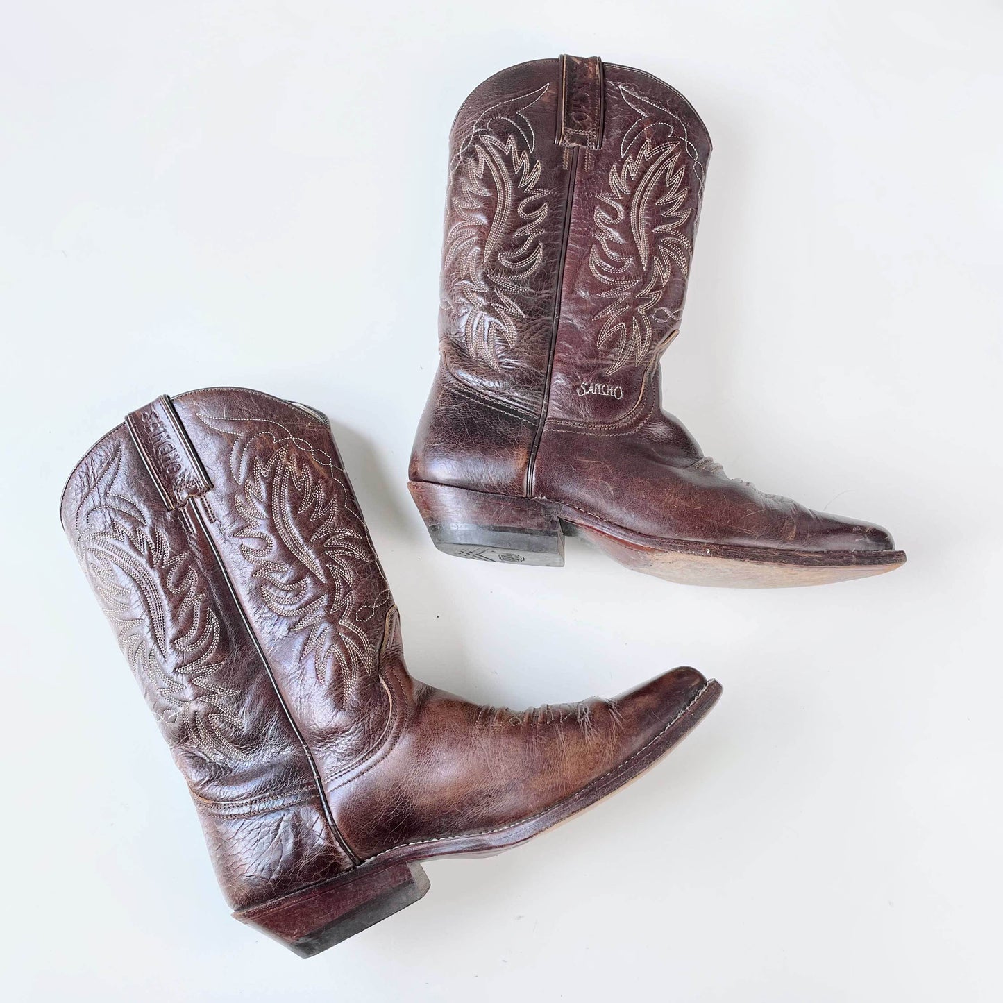 vintage sanchez made in spain cowboy boots