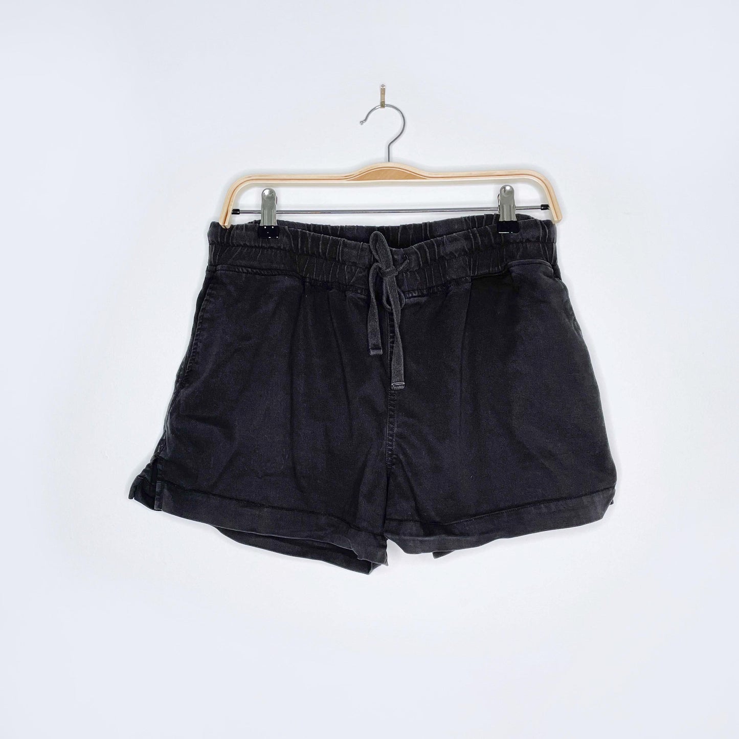 roots 2020 high rise casual drawstring shorts