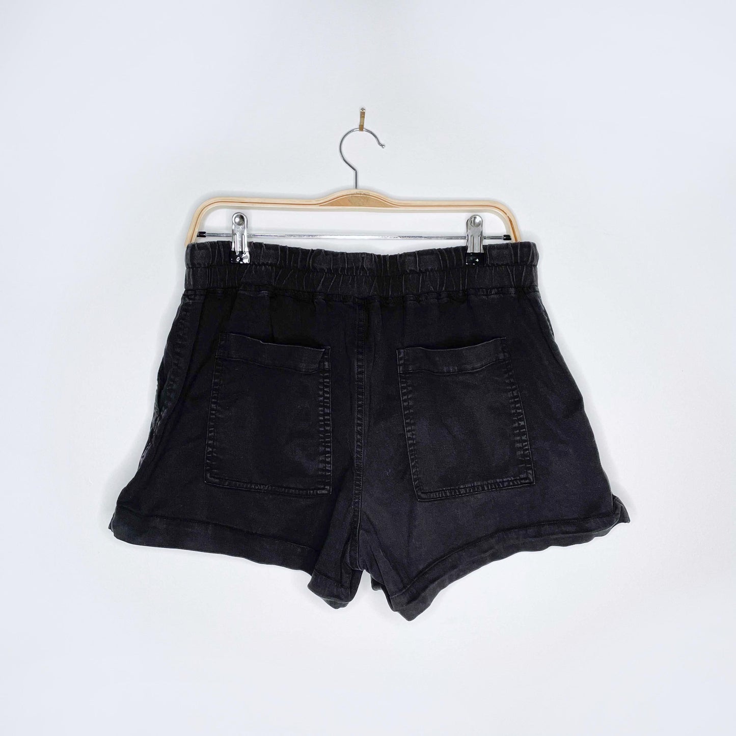 roots 2020 high rise casual drawstring shorts