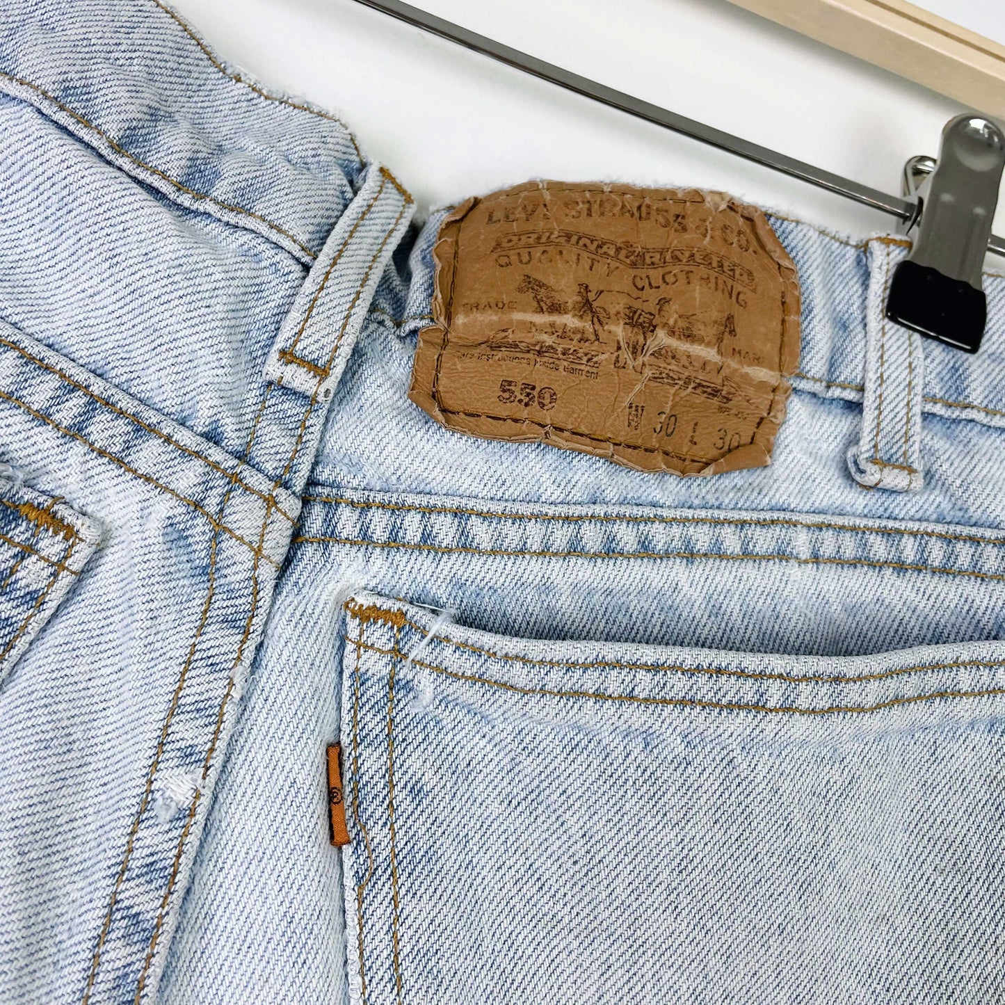 vintage levi's orange tab 550 daisy dukes