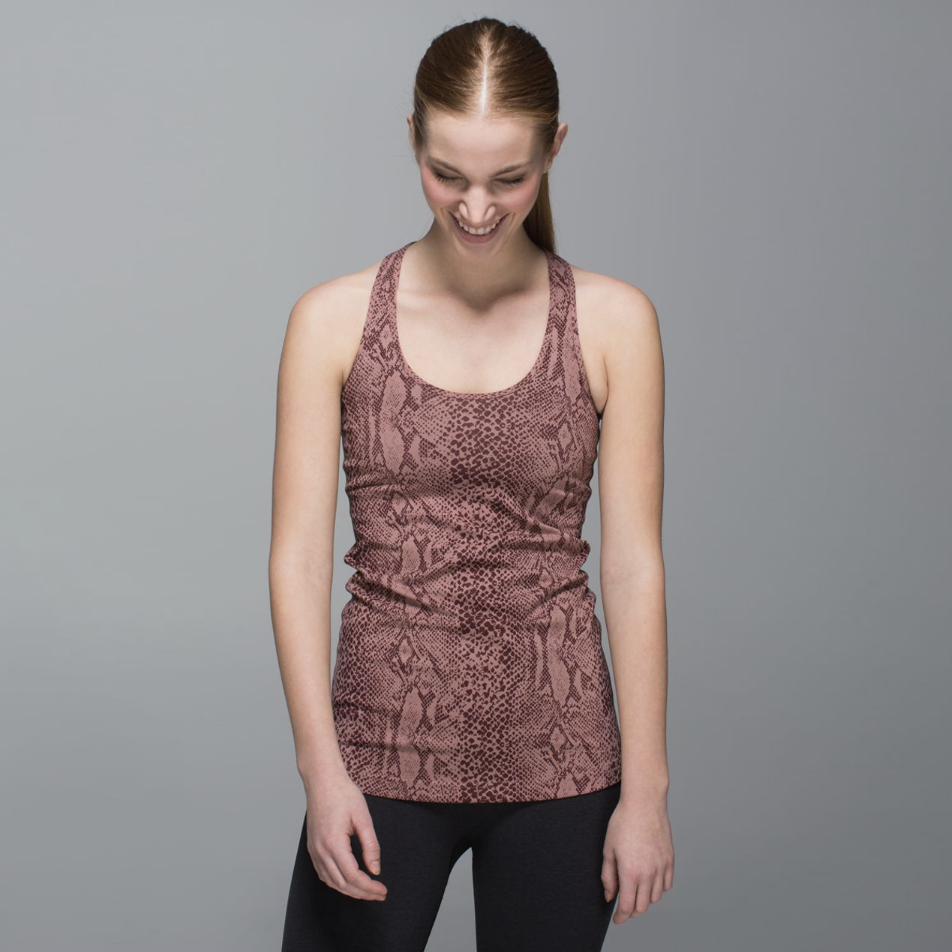 lululemon cool racerback tank desert snake - size small