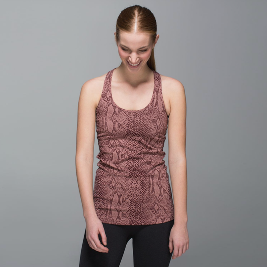 lululemon cool racerback tank desert snake - size small