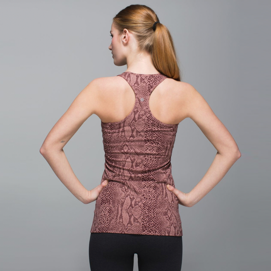 lululemon cool racerback tank desert snake - size small