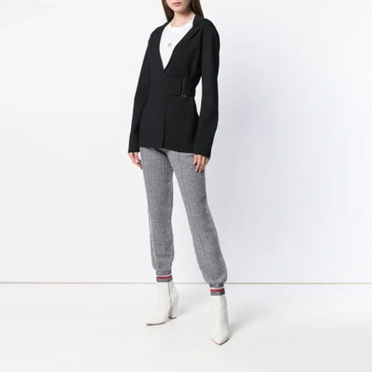 stella mccartney 2018 stretch knit wrap jacket