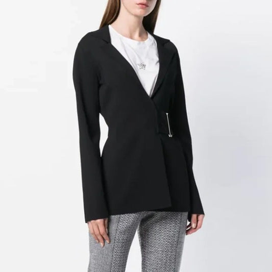 stella mccartney 2018 stretch knit wrap jacket