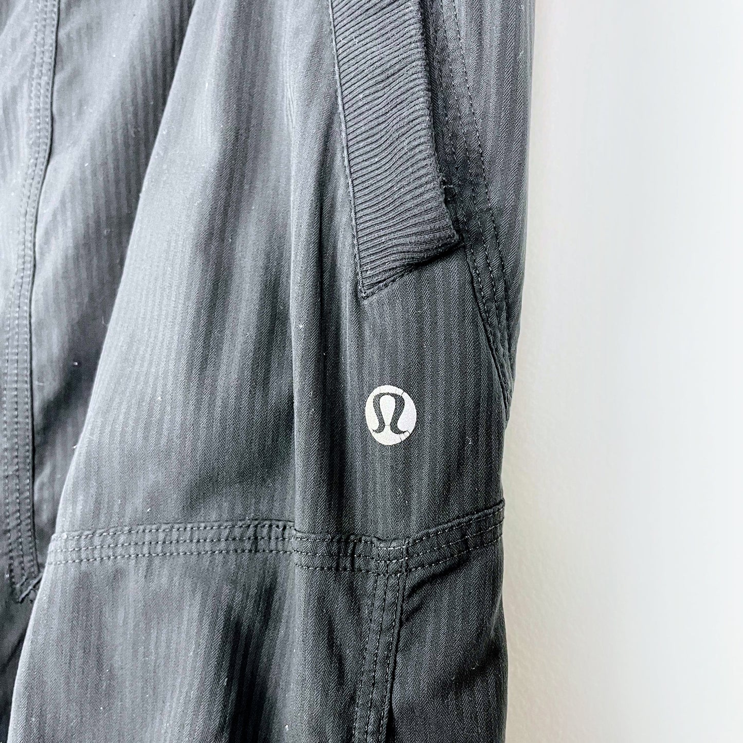 lululemon black dance studio pant lined - size 6