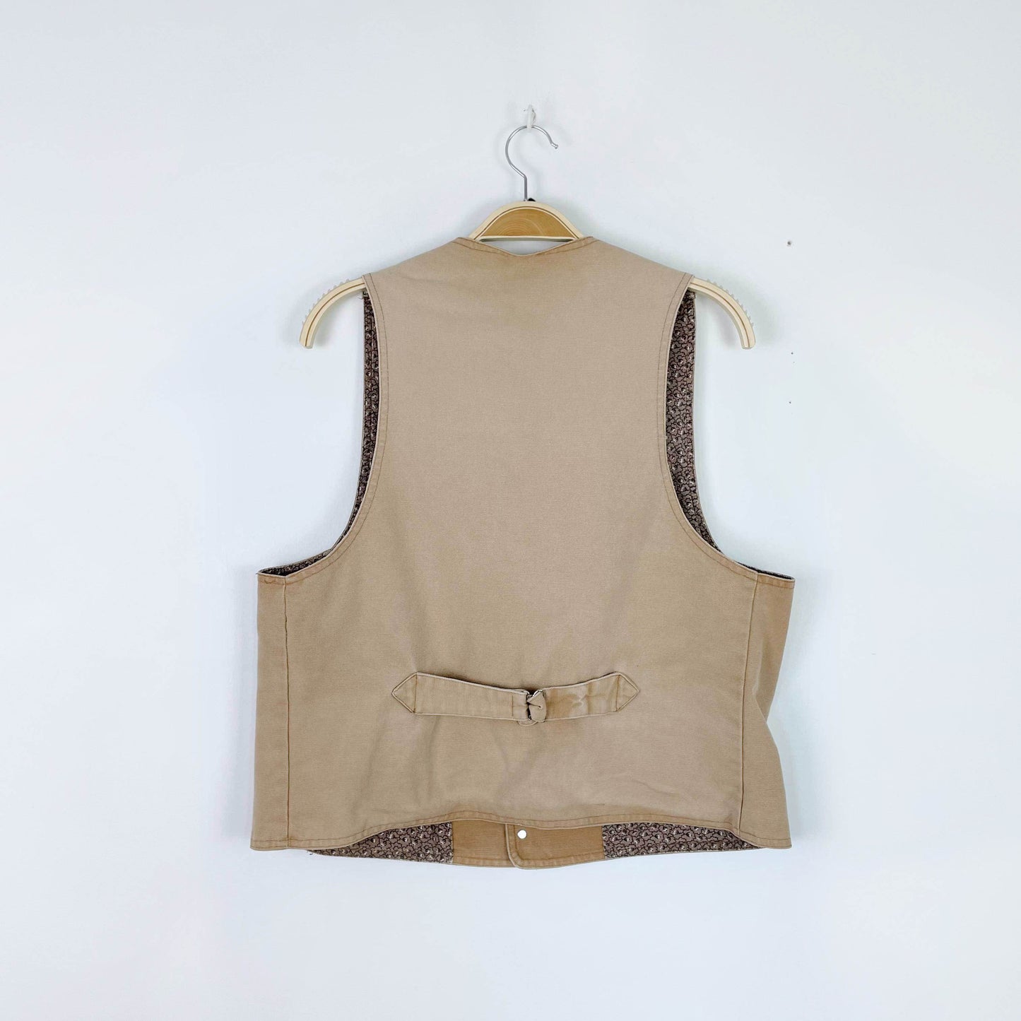 vintage wahmaker frontier clothing twill vest