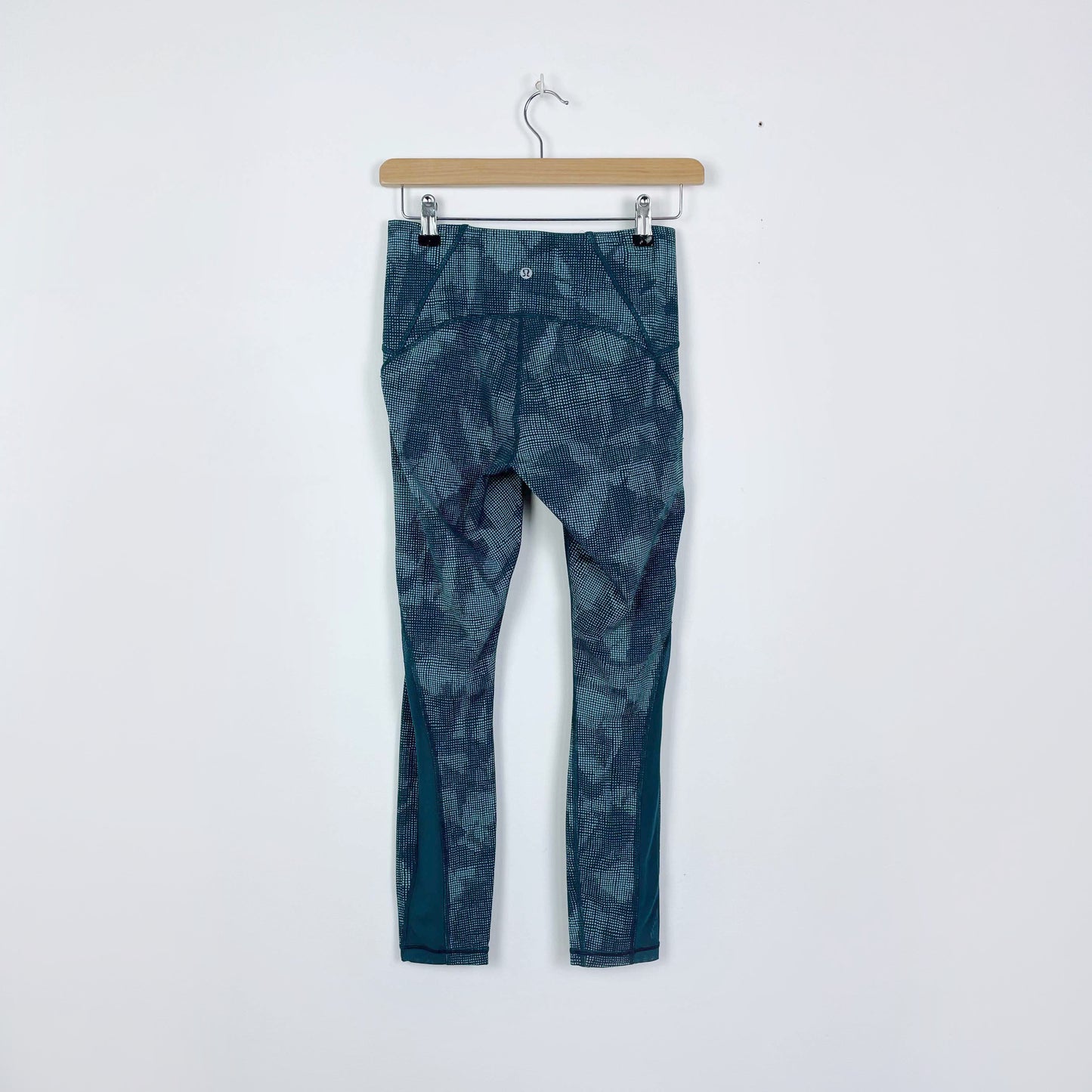 lululemon 2019 train times full on luxtreme pant illusion tidal teal - size 6