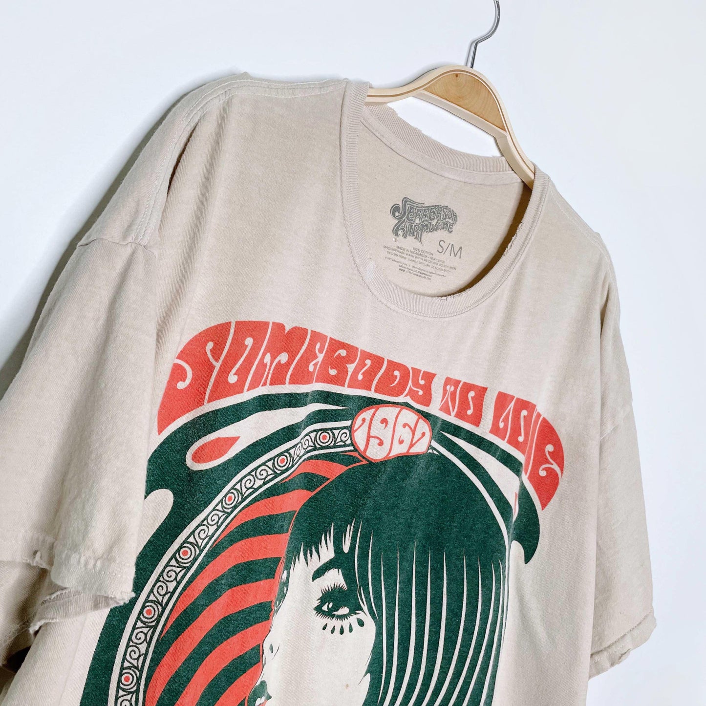 UO jefferson airplane oversized t-shirt dress