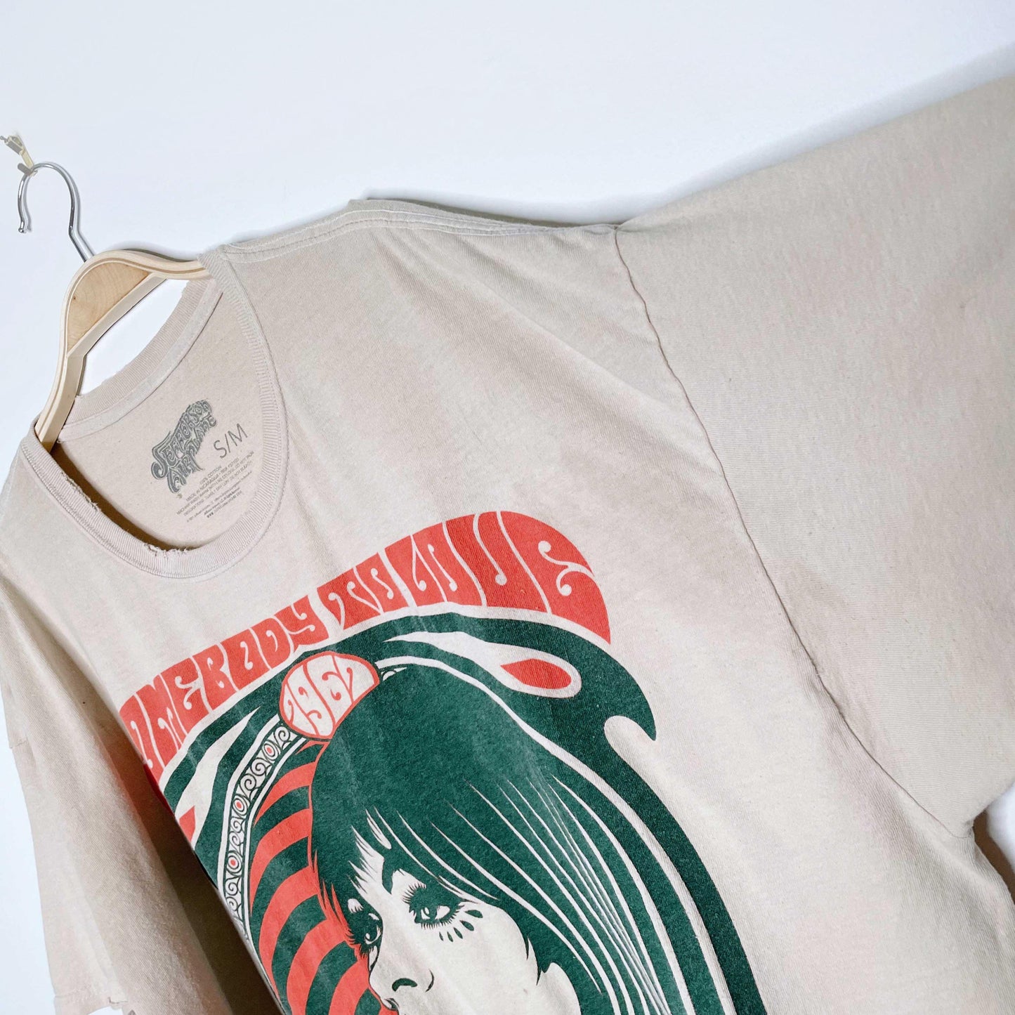 UO jefferson airplane oversized t-shirt dress