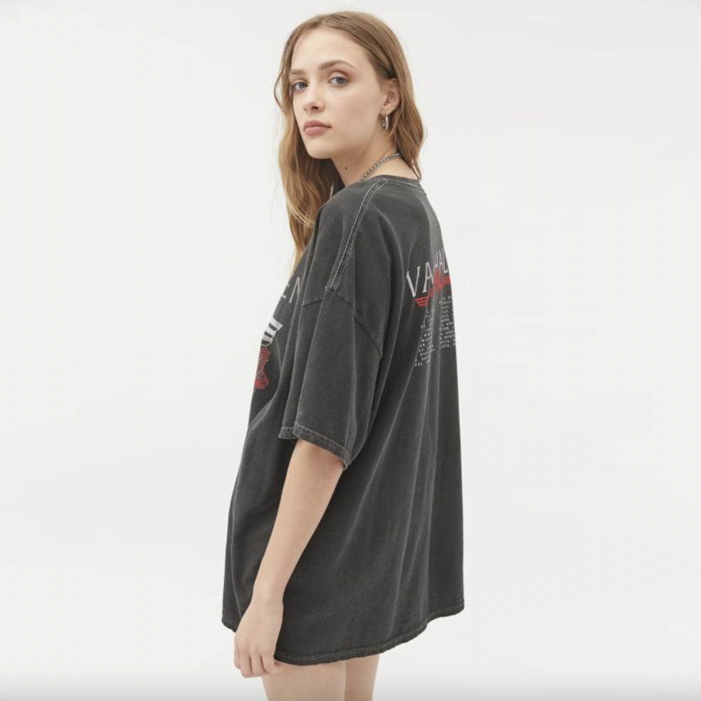 UO van halen roses t-shirt dress