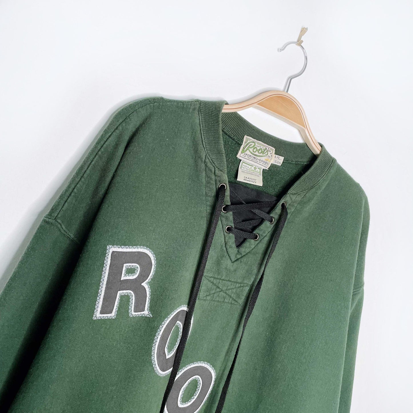 vintage 90s roots "hockey" sweatshirt