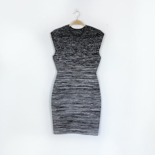 alexander wang degrade stretch knit ombre dress