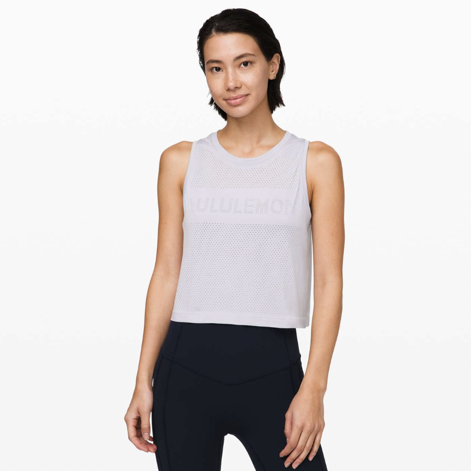 lululemon 2020 breeze by muscle crop tank