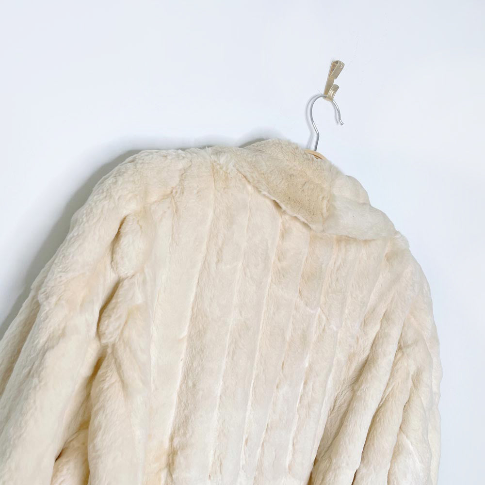 vintage 60s shaved mink princess short coat