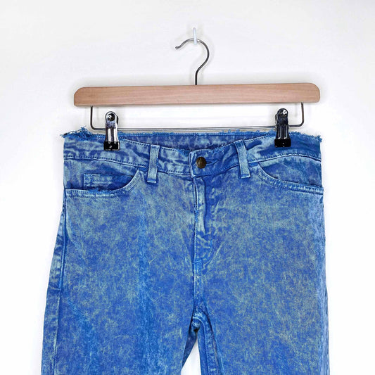 american apparel the slim shack acid wash distressed skinnies - size 29