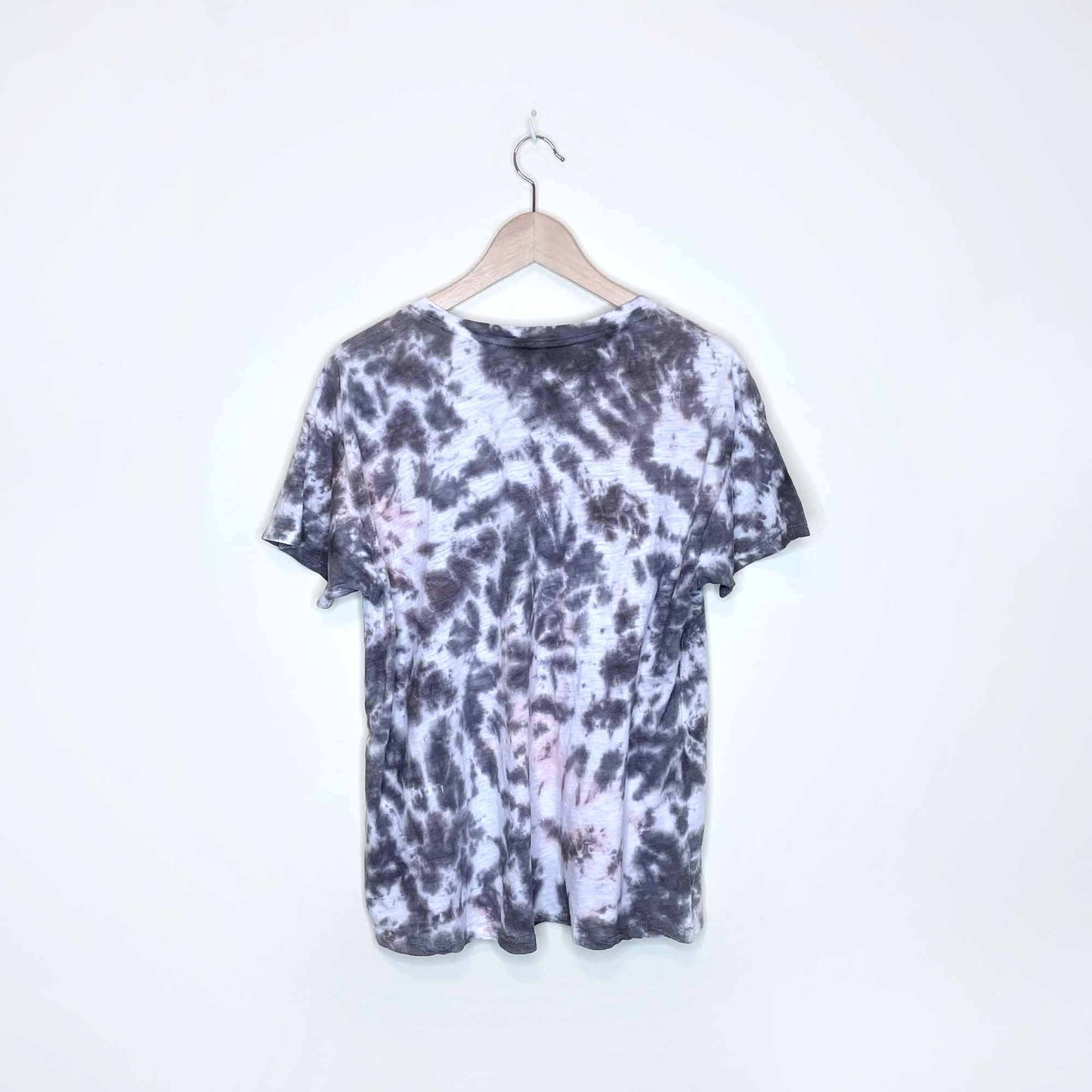 knit riot aerosmith tie dye oversized band tee - size xs