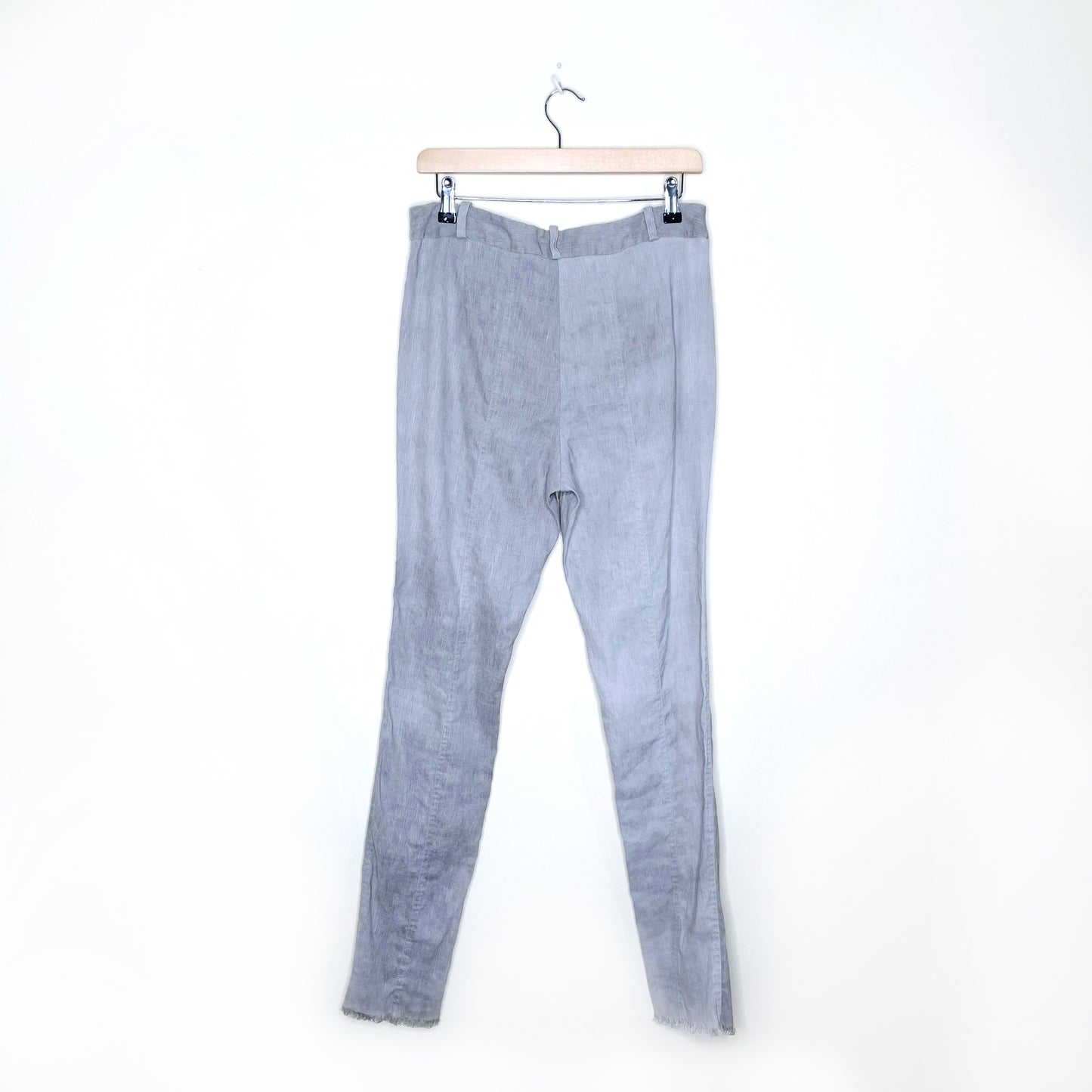 annette gortz 'stick' linen-blend slim pants - size 42