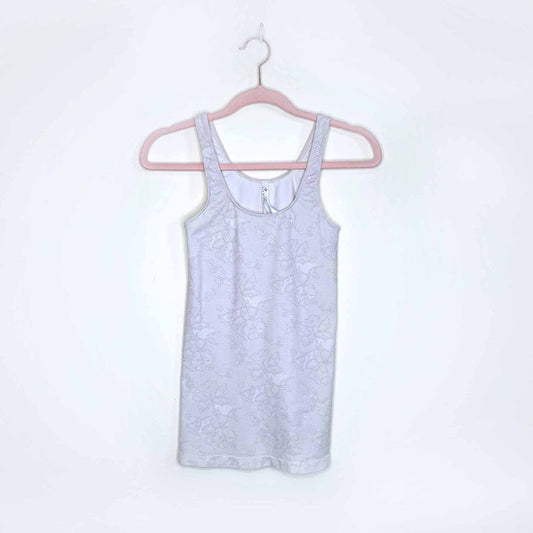 t babaton floral lace printed tank - size small