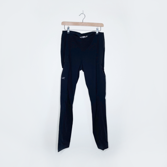 arc'teryx sabria black stretch trek pants - size 8