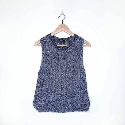 babaton cotton sleeveless knit top - size medium