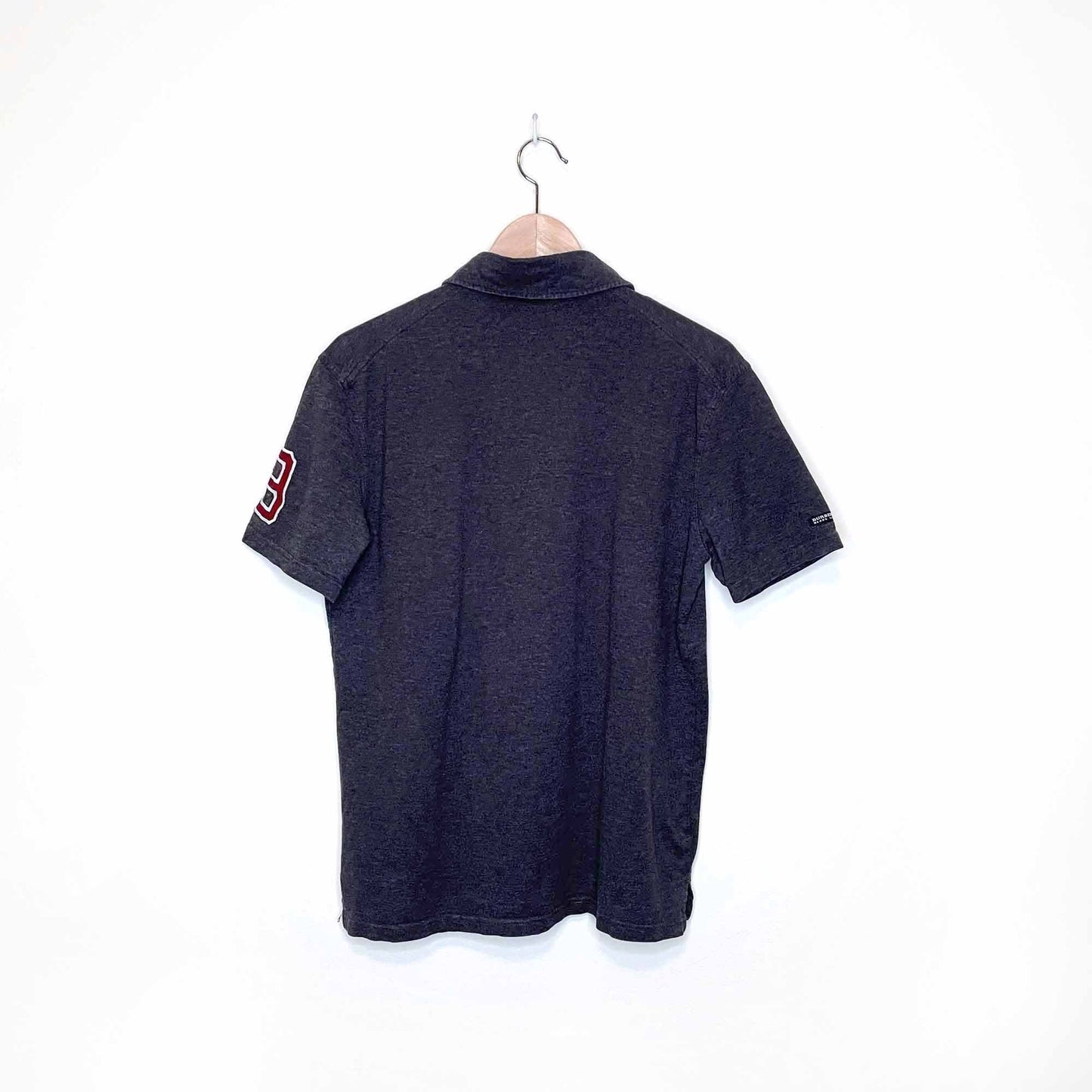 burberry black label varsity 9 polo - size small