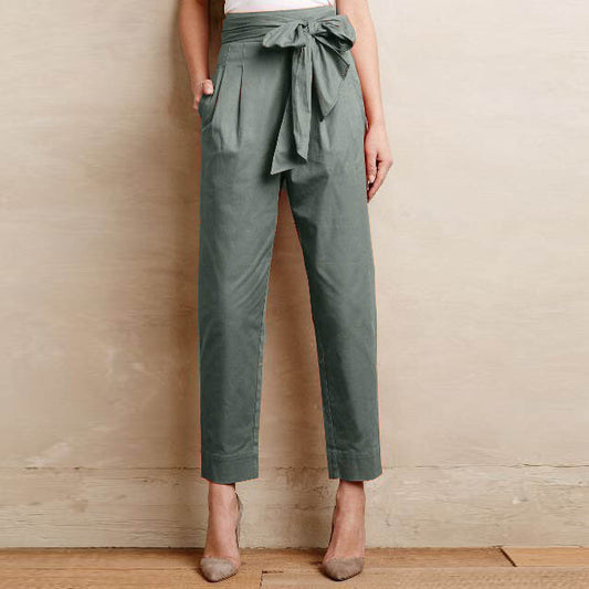 Cartonnier paper bag high rise trouser - size 6