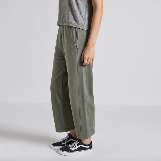 current elliott the barrel sweatpant in dusty olive - size 0