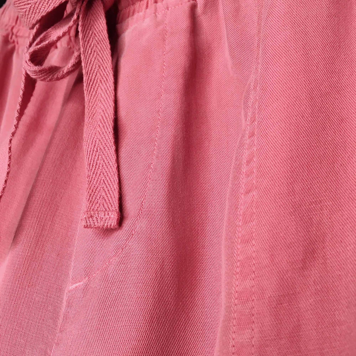 Cloth &amp; Stone pink buttoned tencel joggers - size Medium