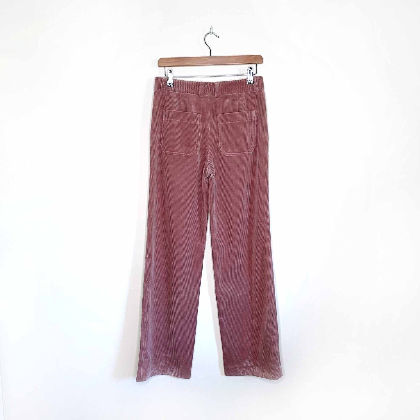 club monaco high rise wide leg corduroy trousers - size 2