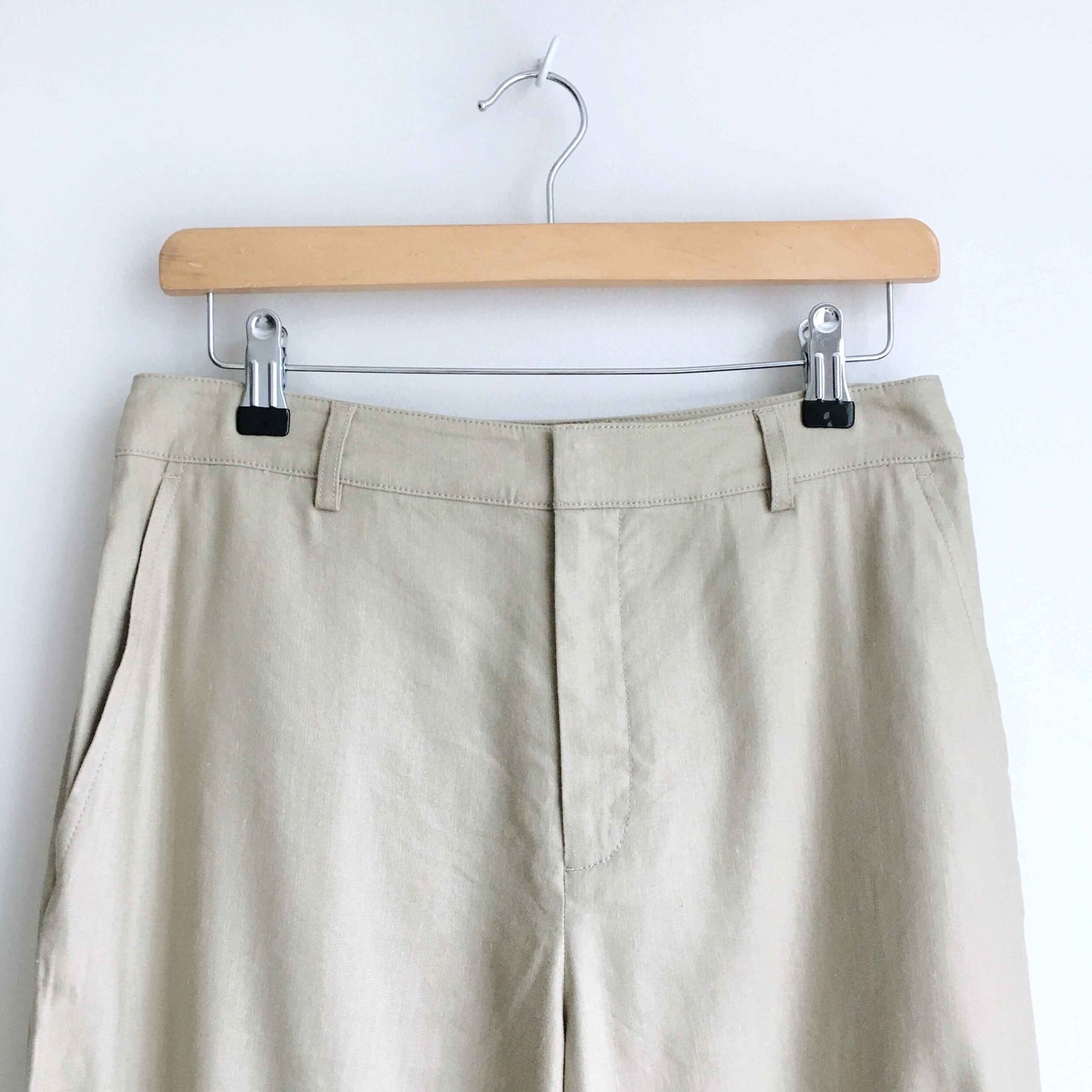 NWOT Club Monaco linen high rise wide leg pant - size 2