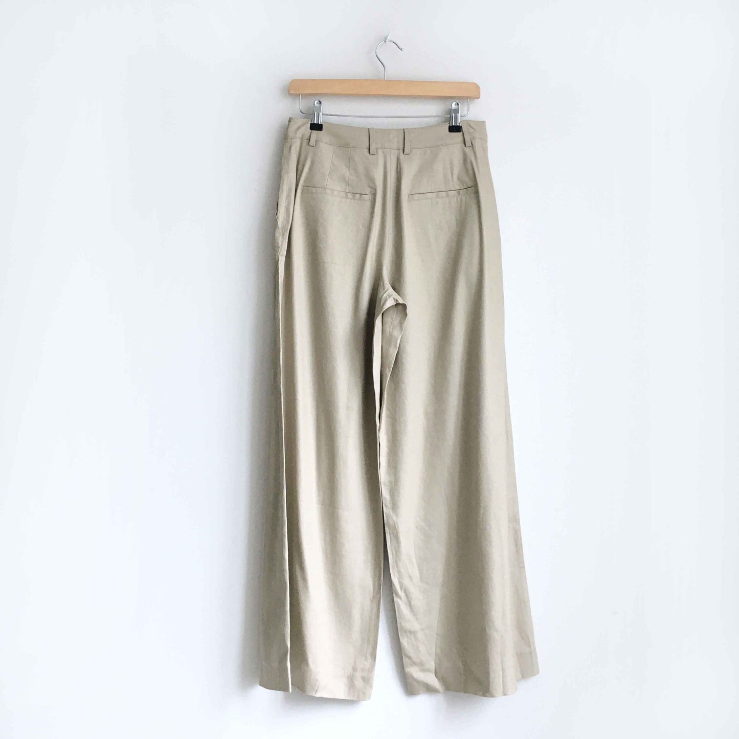 NWOT Club Monaco linen high rise wide leg pant - size 2