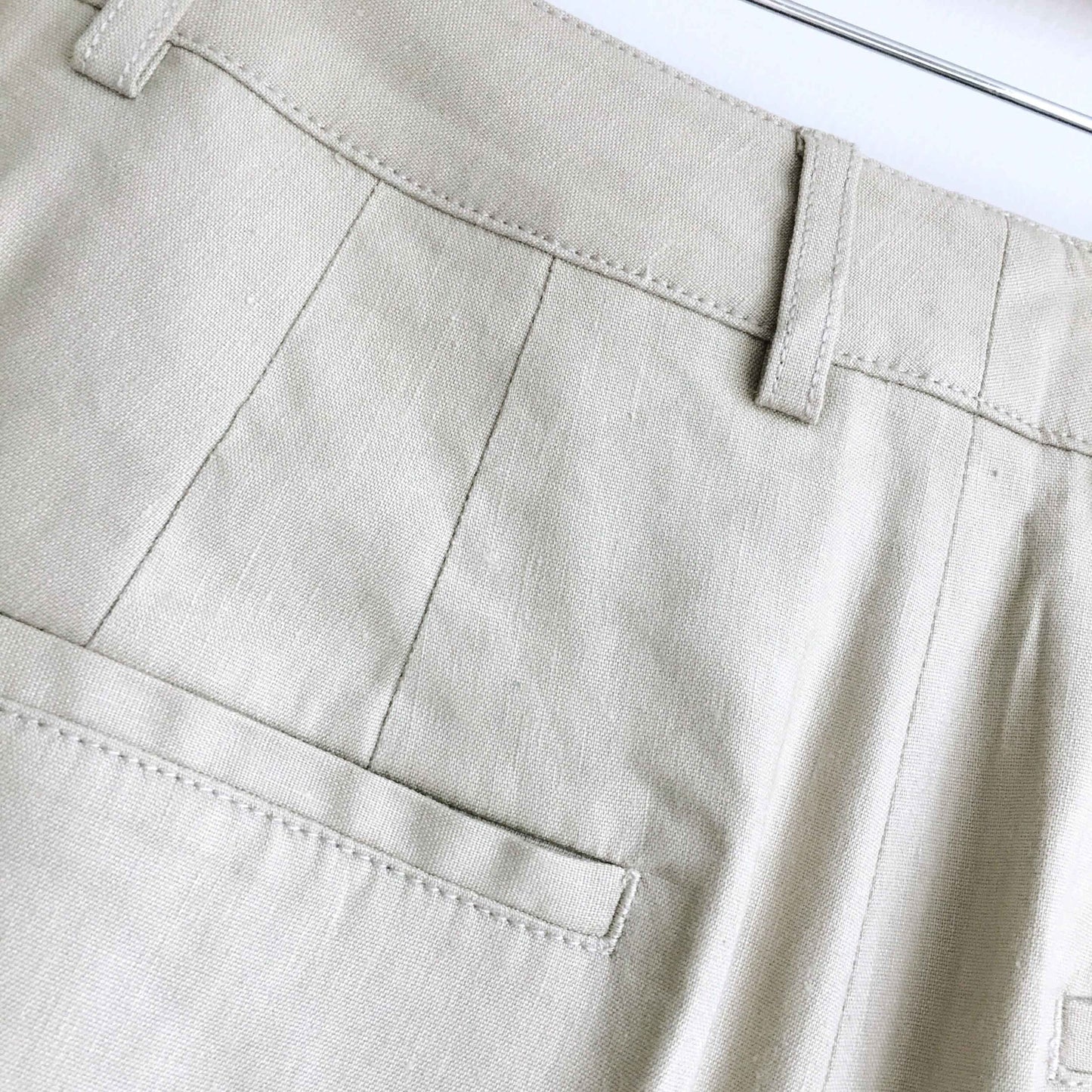 NWOT Club Monaco linen high rise wide leg pant - size 2