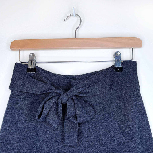 Club Monaco 100% wool knit high rise culottes - size Small