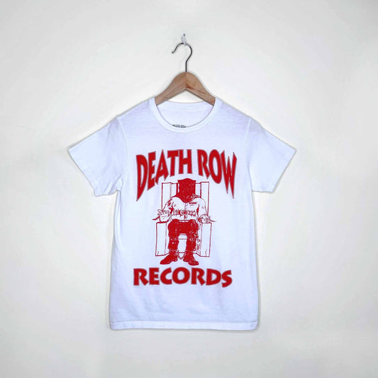 death row records graphic tee - size small