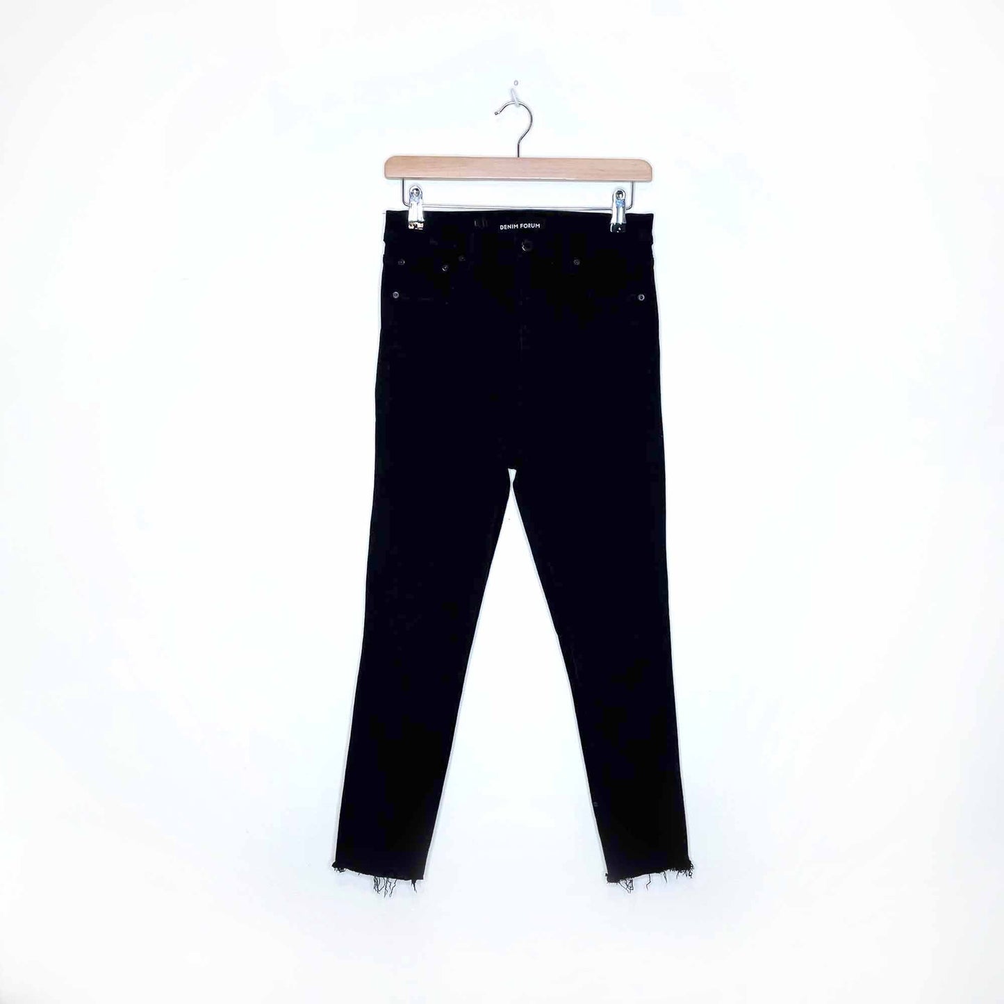 denim forum lola high rise skinny crop - size 29