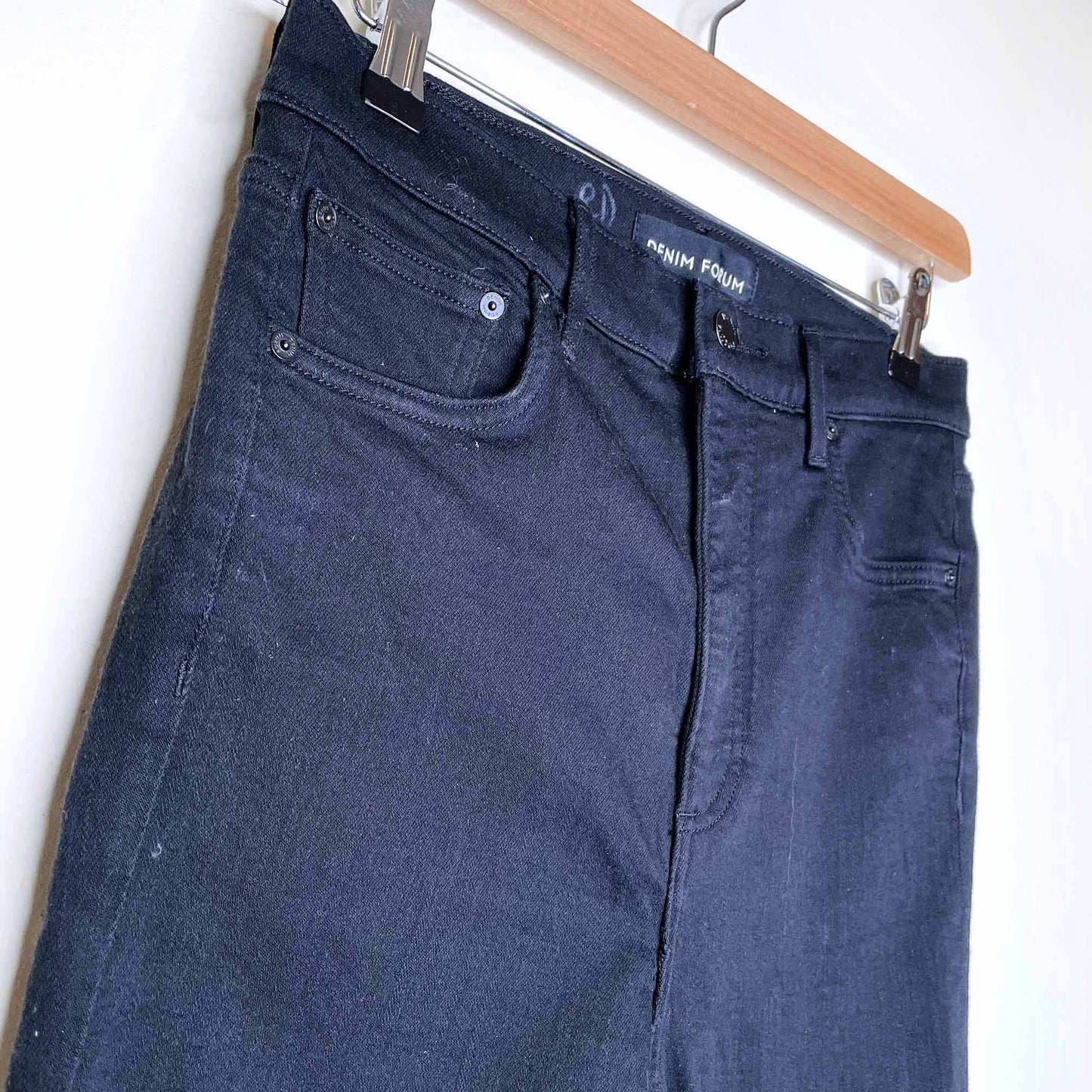 denim forum lola high rise skinny crop - size 29